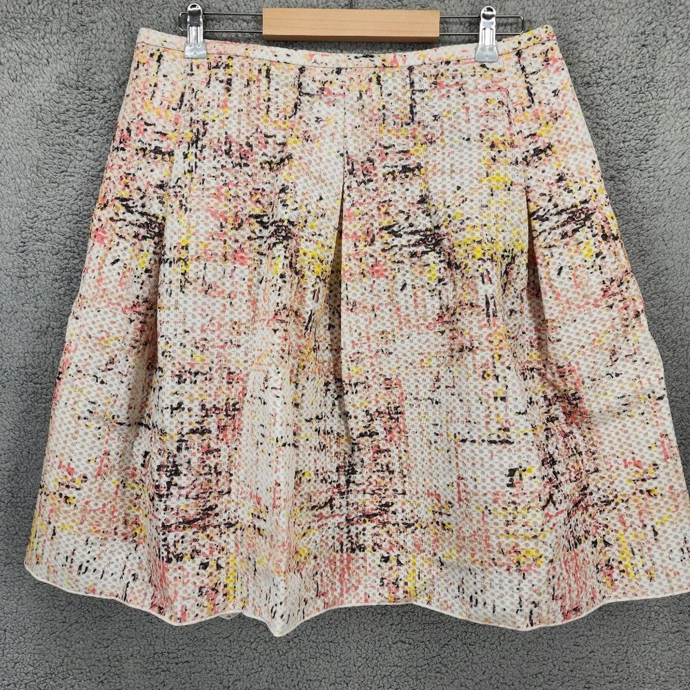 Lord & Taylor 424 Fifth Women's Size 12 Multicolor‎ A-Line Pleated Skirt